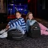 PLECAK CZARNY MŁODZIEŻOWY BACKUP SZKOLNY KOLOROWE ZAMKI ZESTAW 4w1